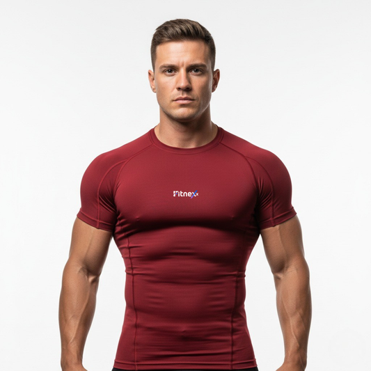 Fitnexx CrimsonForce Compression Tee 🔴